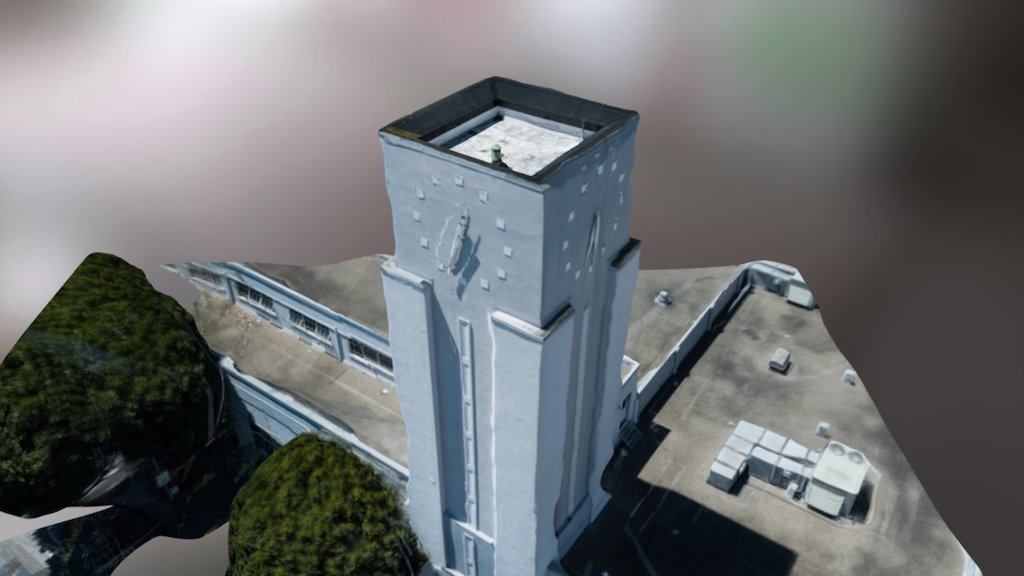 Broken Goodwill Clocktower Download Free 3D model by Azad Balabanian