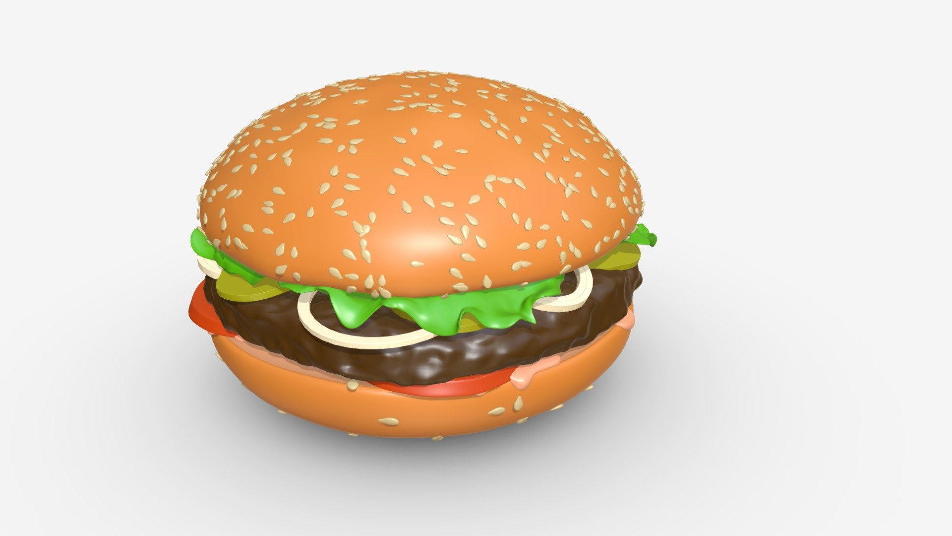 Hamburger stylized - Buy Royalty Free 3D model by HQ3DMOD (@AivisAstics ...