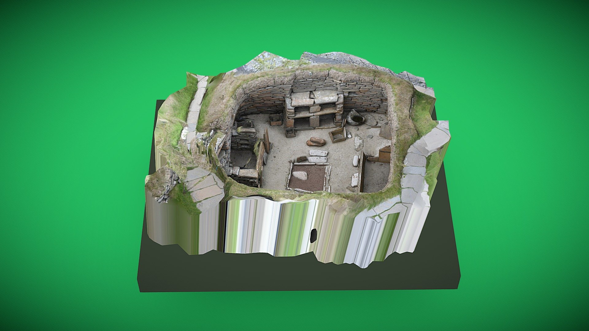 Skara Brae, Orkneys, Scotland — Sketchfab embed 3D viewer