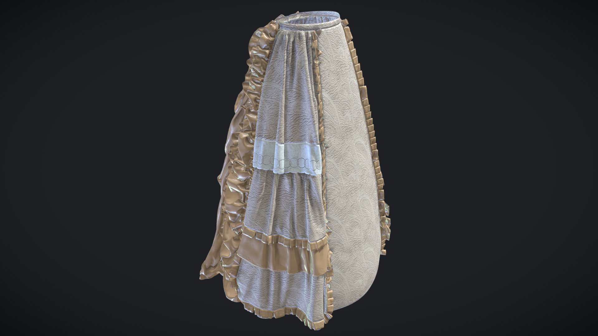 1871 Skirt (Agnia) - Download Free 3D model by Aleksei Moskvin ...