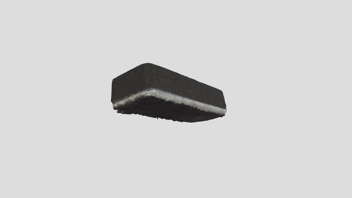 Whiteboard Eraser 3D Model
