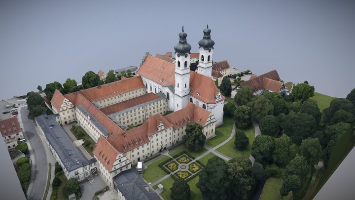 Kloster Zwiefalten 3D Model