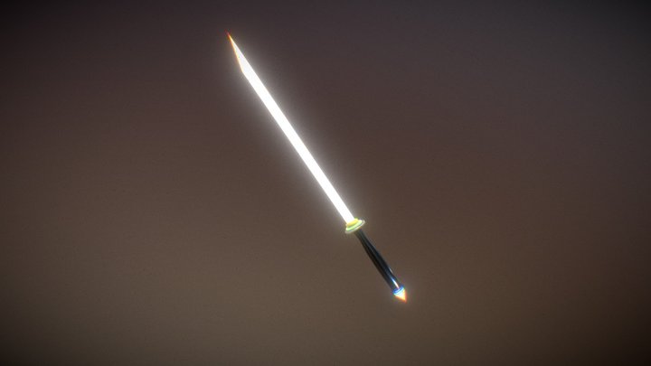 White Saber 3D Model