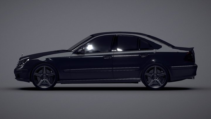 Mersedes-Benz E55 W211 – Modello 3D gratuito STL