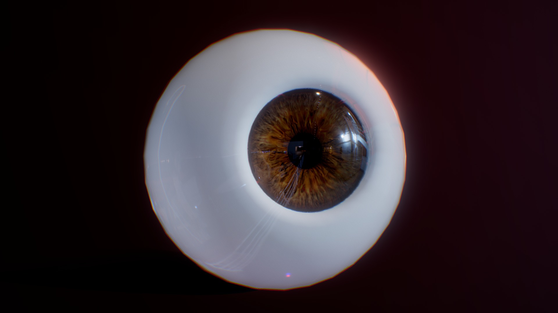 3D model Game Eye - This is a 3D model of the Game Eye. The 3D model is about a planet in space.