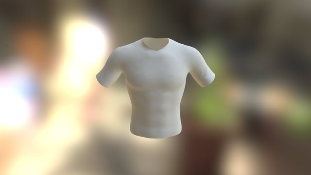 Realistic T-Shirt - Low Poly 3D Model