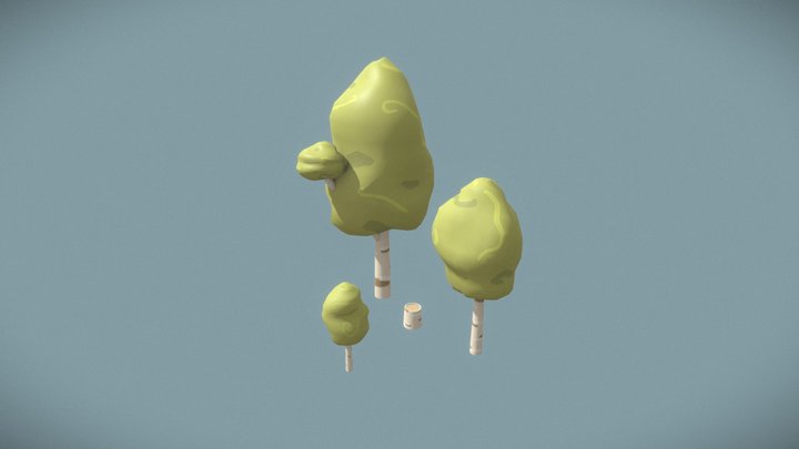 Birtch Trees 3D Model