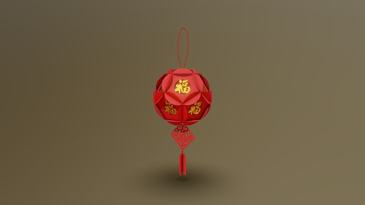 Chinese New Year Lantern – Modèle 3D gratuit STL