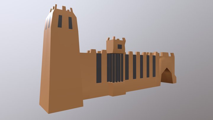 Ancient persian palace 3D Model