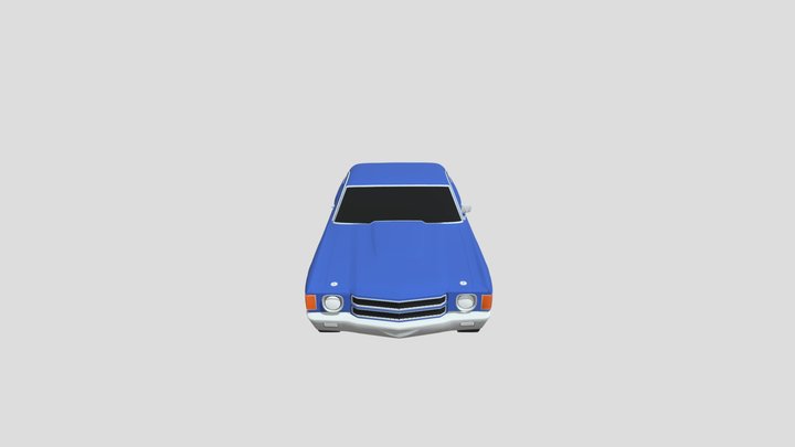 1972 Chevelle Malibu 3D Model