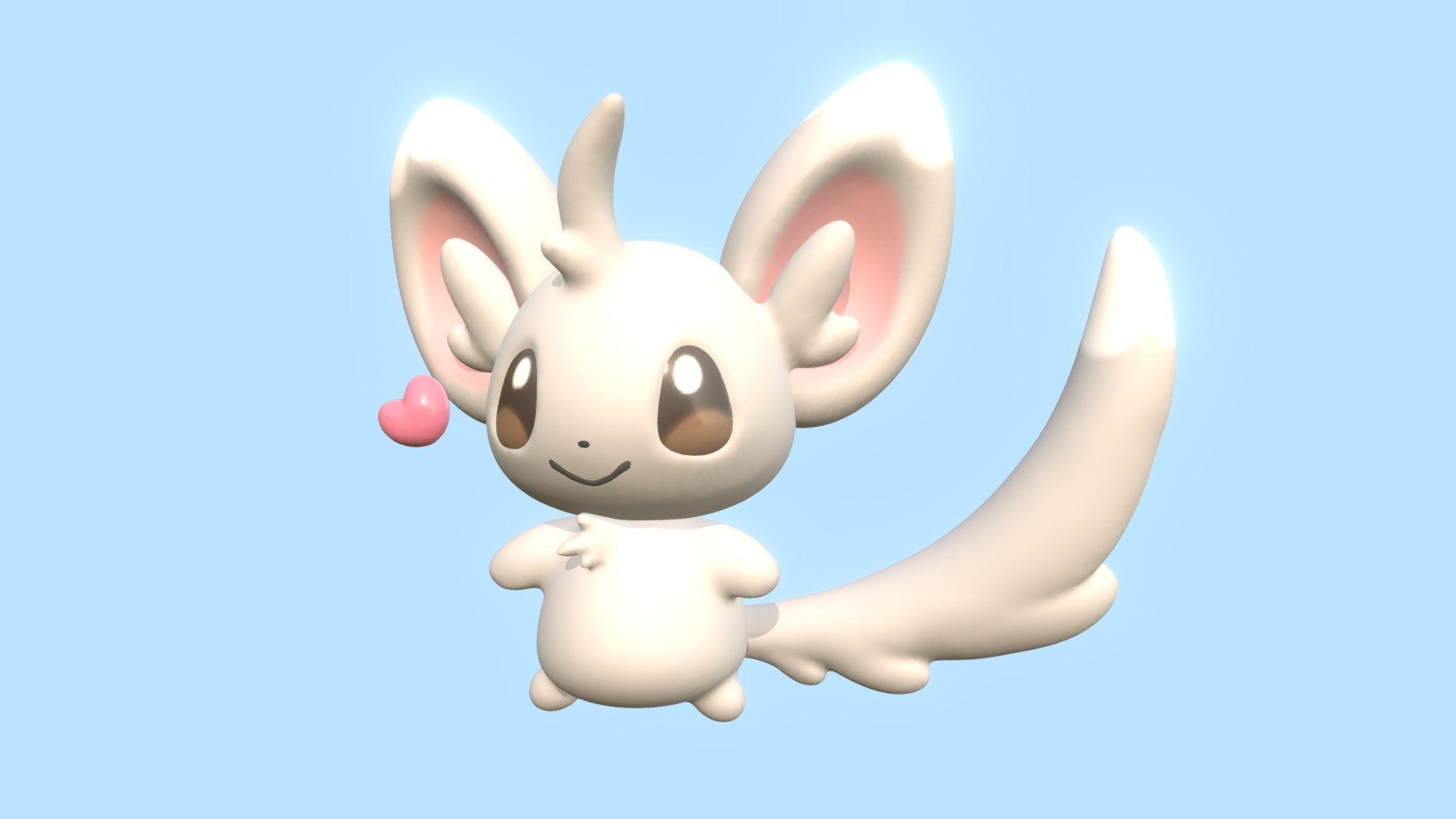 Minccino (Pokemon) - Download Free 3D model by Charlotte ...