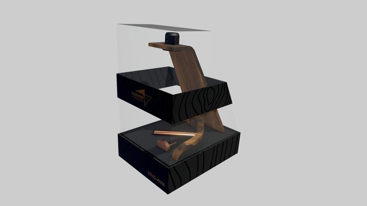 Kashmir headset stand box – Modello 3D gratuito STL