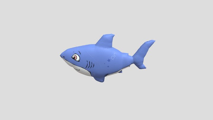 Hiu Biru 3D Model