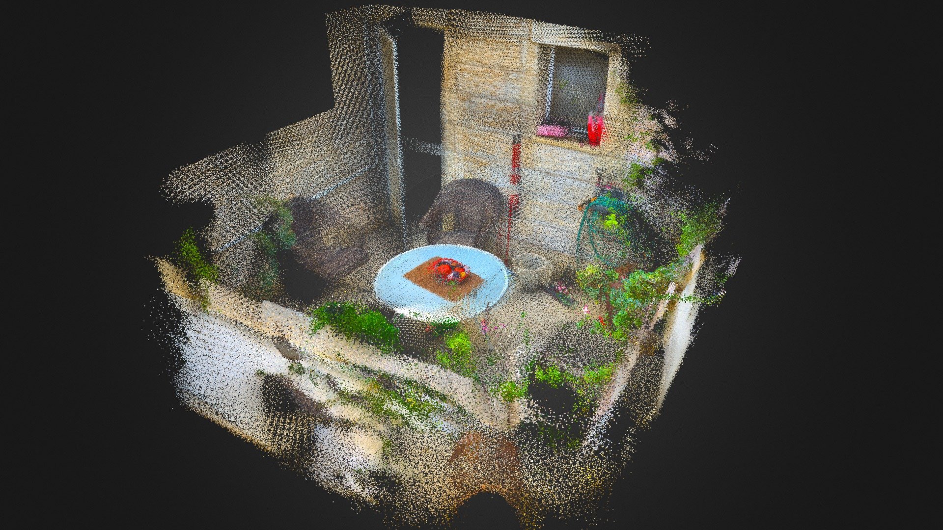Balcony: Lidar scan