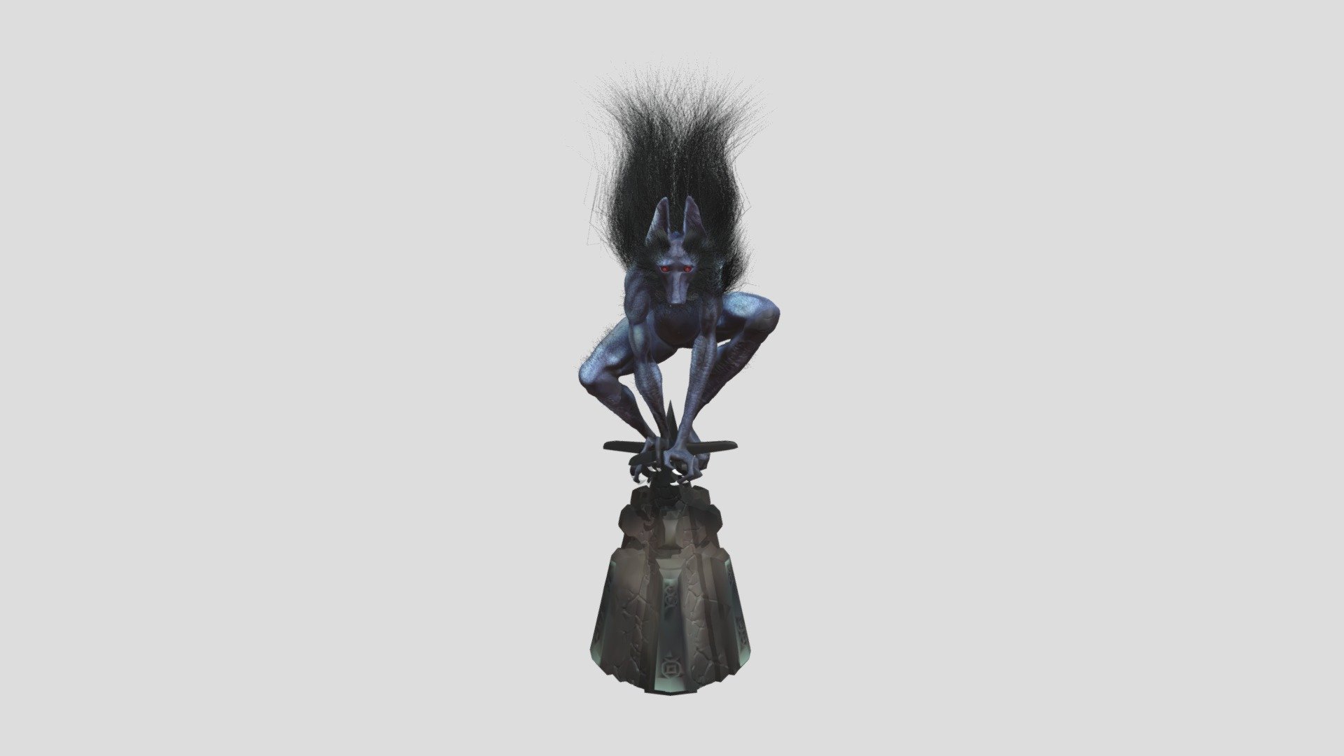 Aguara sculpture based on Anna Podedworna art