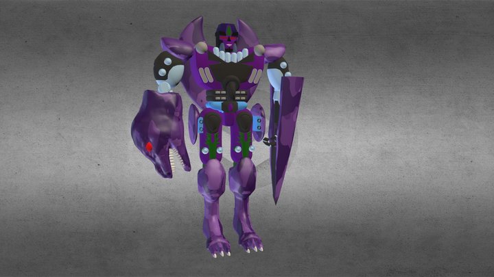 BEAST WARS: Megatron Beta 3D Model