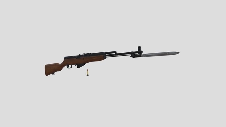 SKS-45 (CKC) Semi-Automatic Carbine – Modello 3D gratuito STL