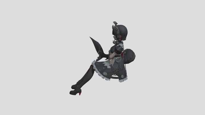 Sitting Ellen Joy 3D Model