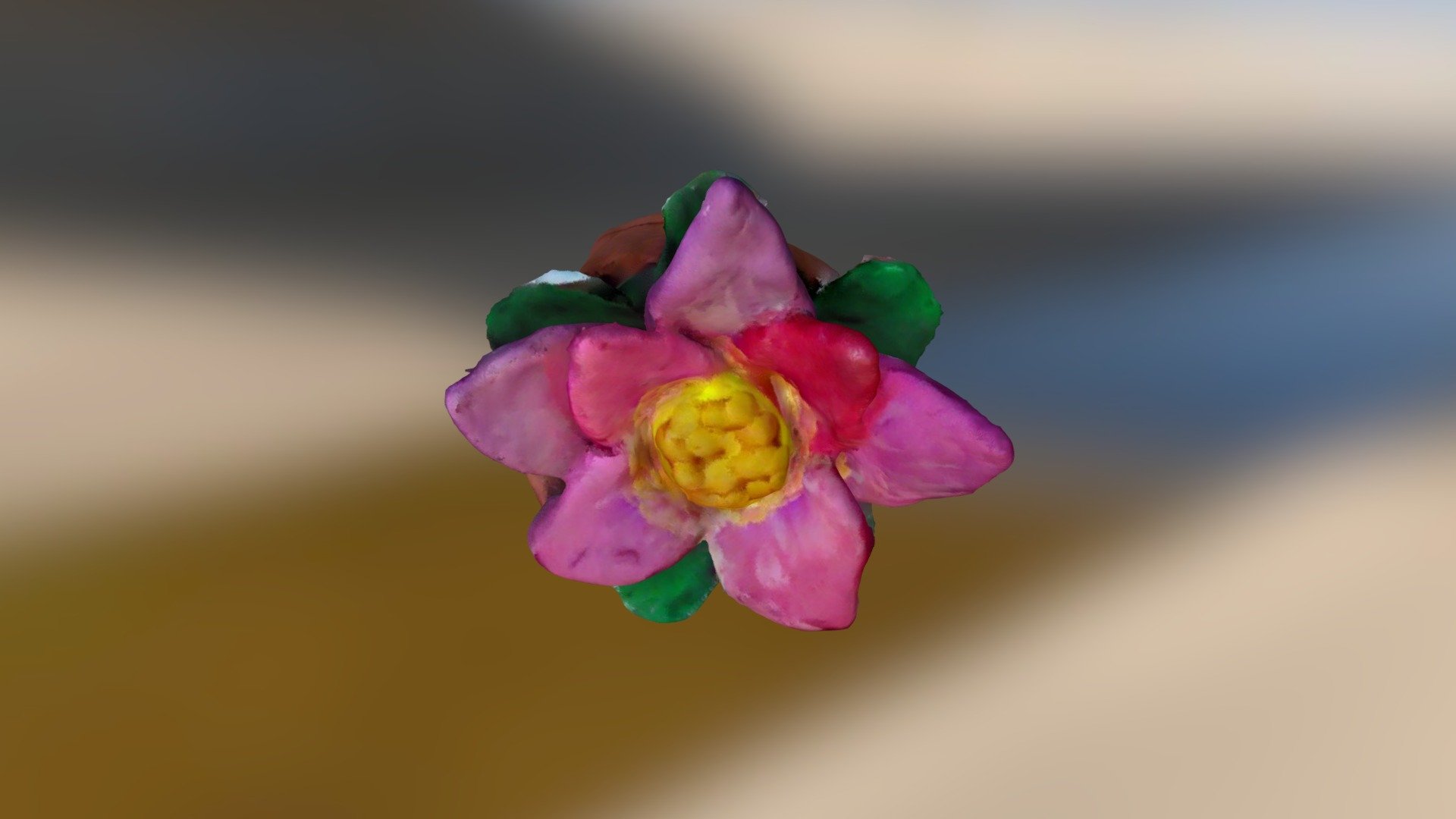 Flower — Sketchfab embed 3D viewer