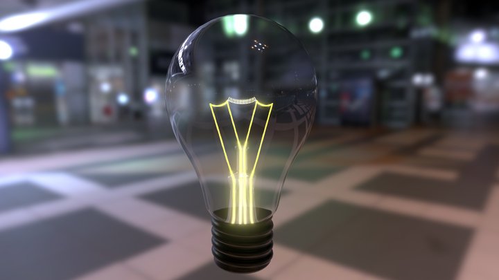 lightbulb excercise 3D Model