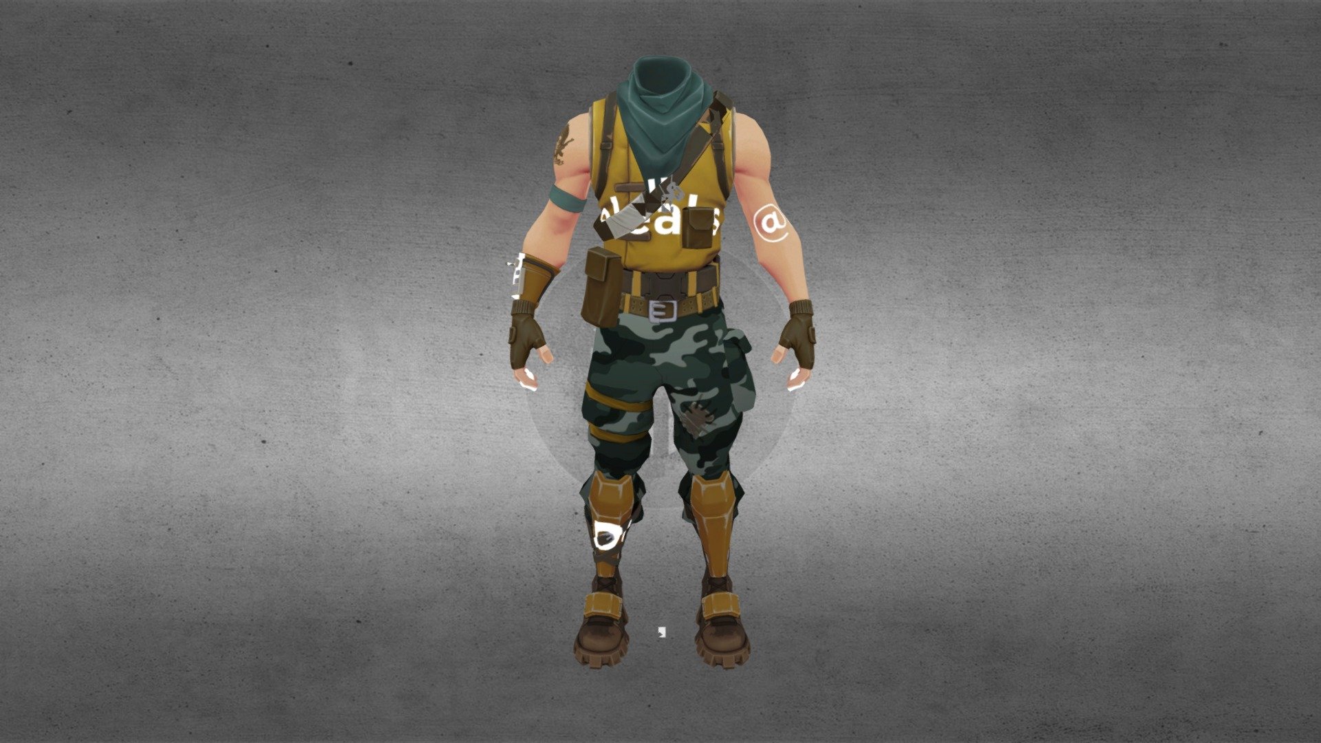 Military Skin | Fortnite - 3D model by SourceLeaks [495b997] - Sketchfab