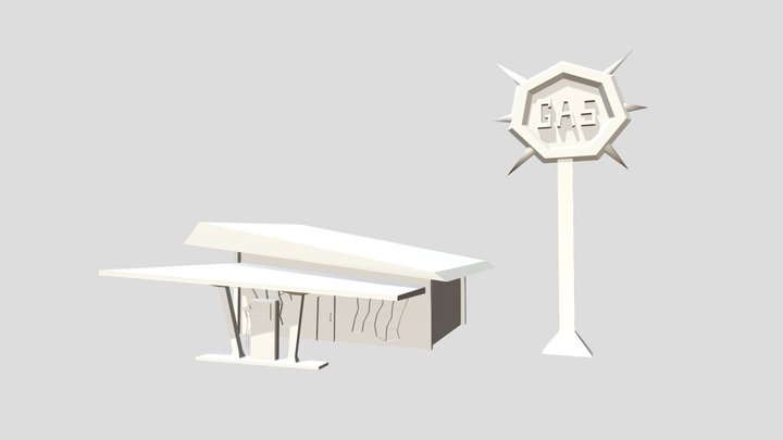 ACR 103 - Gas Station 3D Model