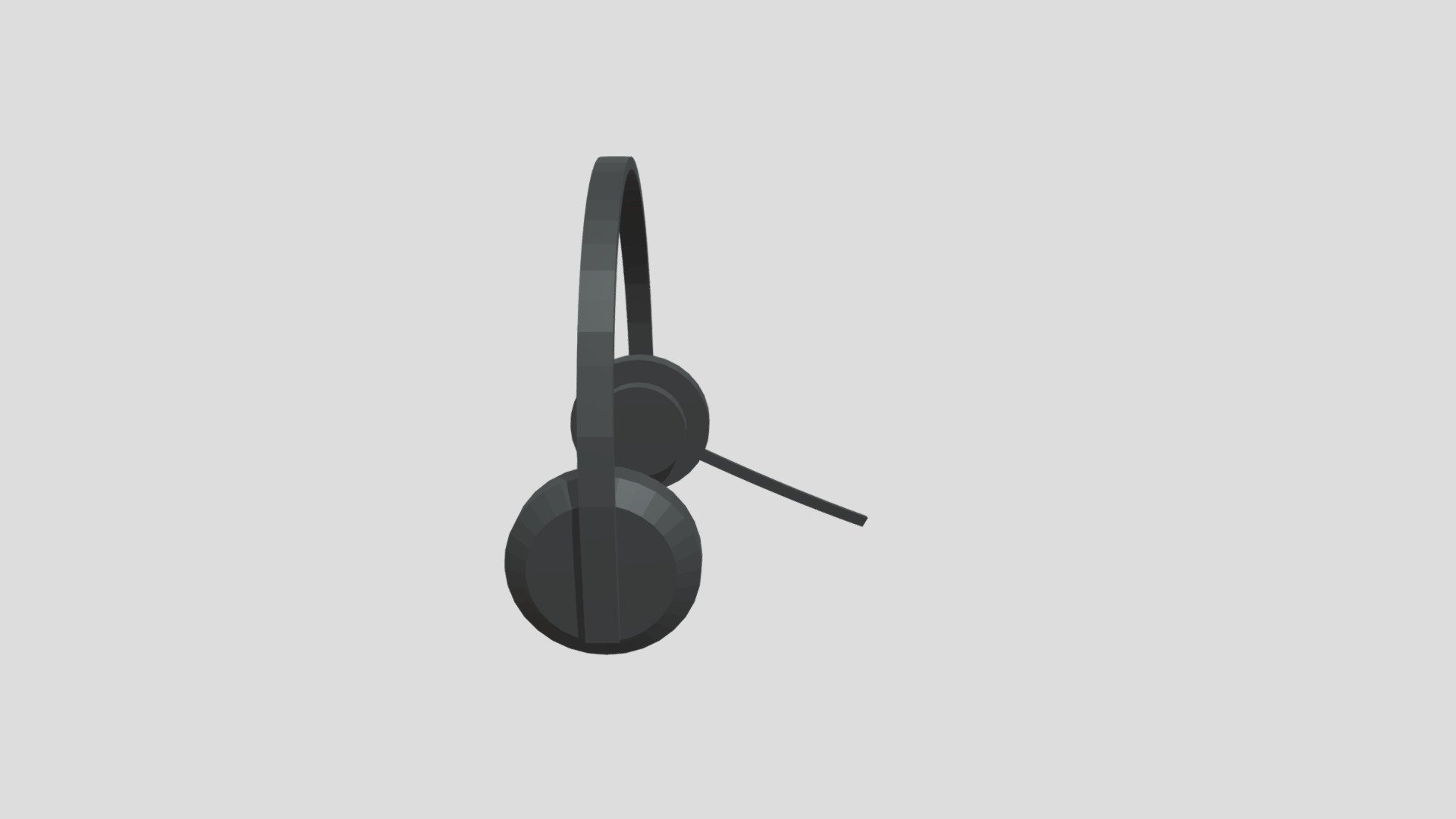 Headset over the ear-Simple
