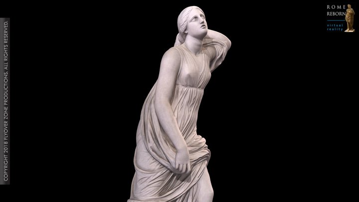 3D rendering of Niobid female (4th century group)