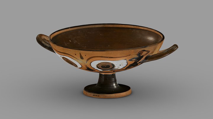 Kylix (drinking cup): Eye Cup 3D Model