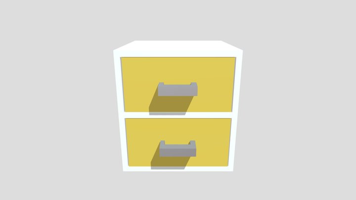 Small Cupboard 3D Model
