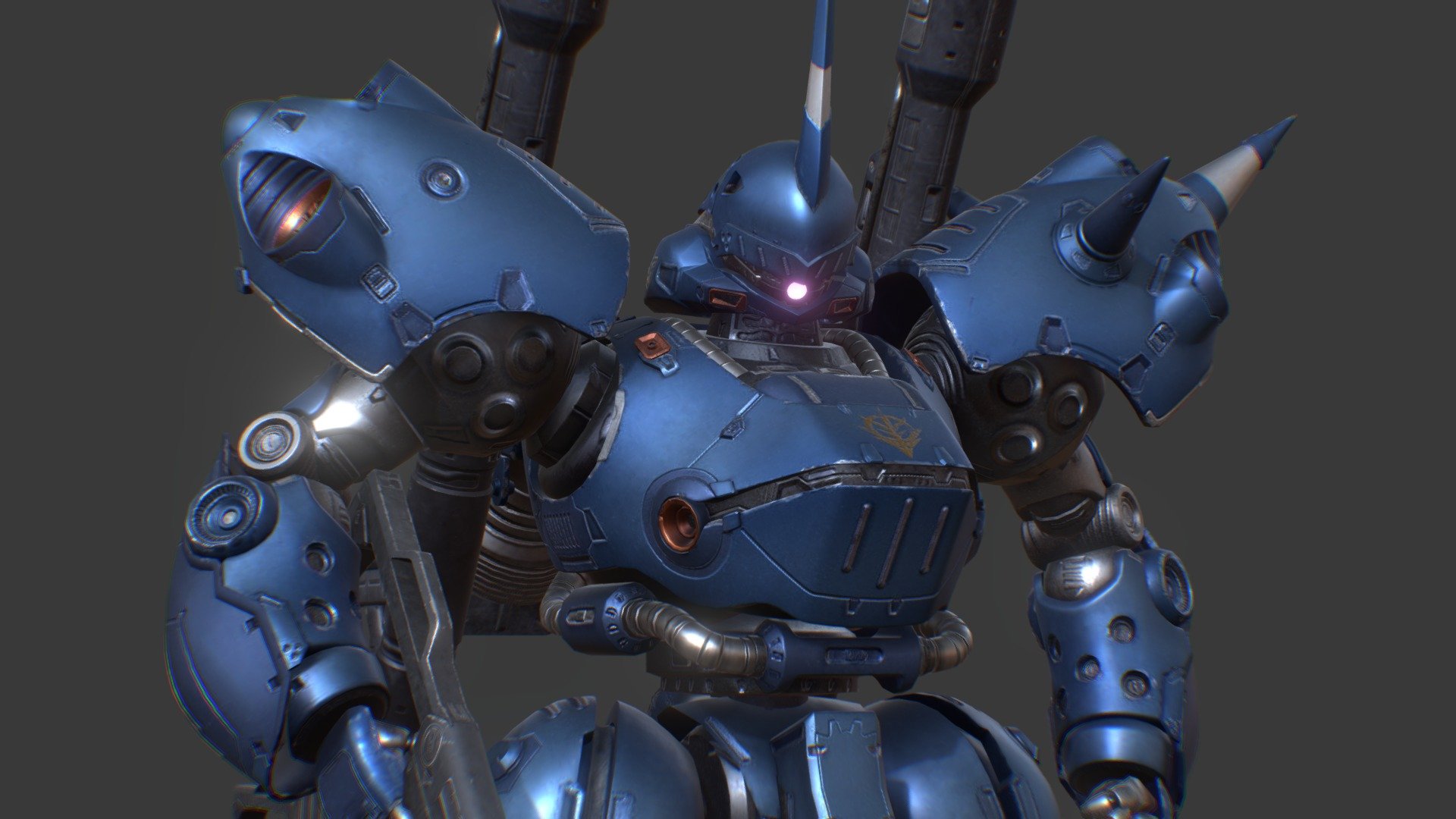 MS-18E Kämpfer/京宝梵- Download Free 3D model by 兰草茶