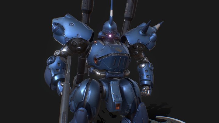 MS-18E Kämpfer/京宝梵 3D Model
