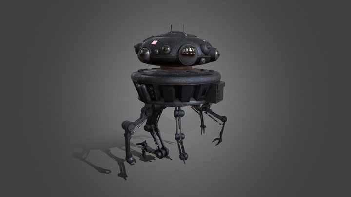 Arakyd Viper Probe Droid 3D Model