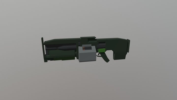 Heavy Assault Rifle for Ravenfield 3D Model