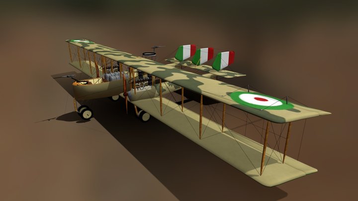 Caproni Ca 3 – Modello 3D gratuito STL