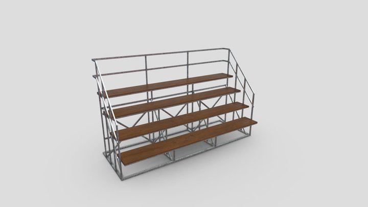 Bleacher 3D Model