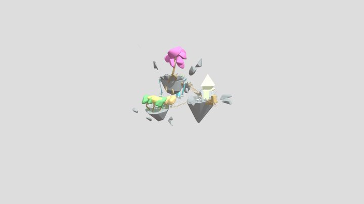 Floating Island Plans 3D Model