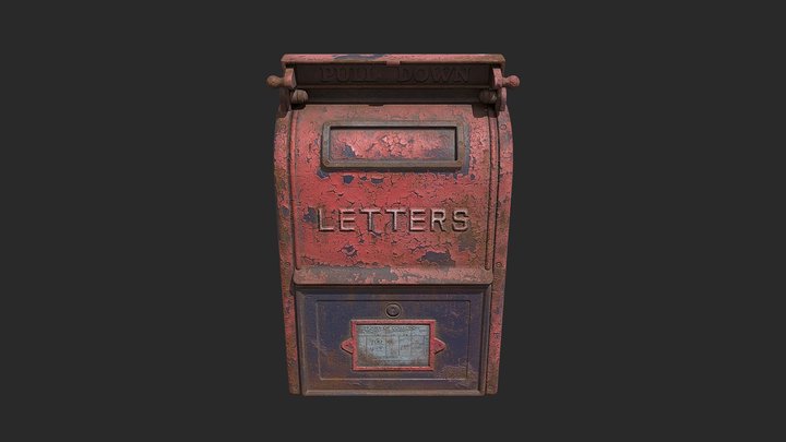 Old Mailbox 3D Model