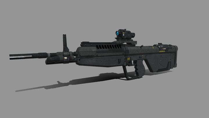 Halo Reach DMR - Updated 3D Model