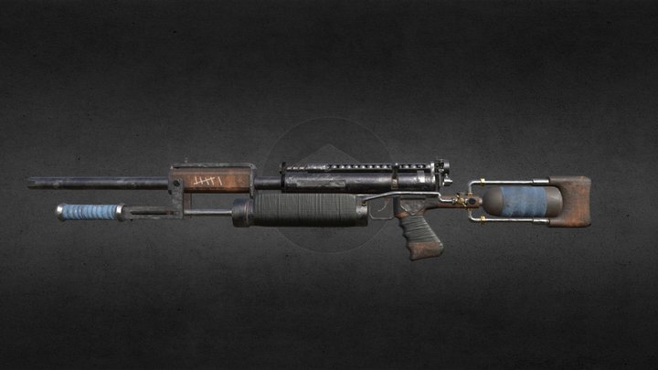 Metro Tihar Rifle 3D Model