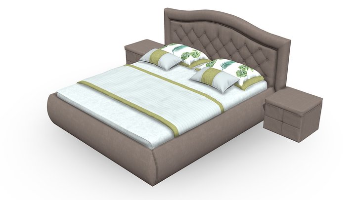 Bed Verona 3D Model