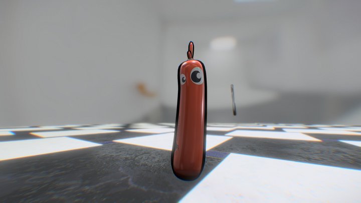 Sausage Boy RUN ! 3D Model