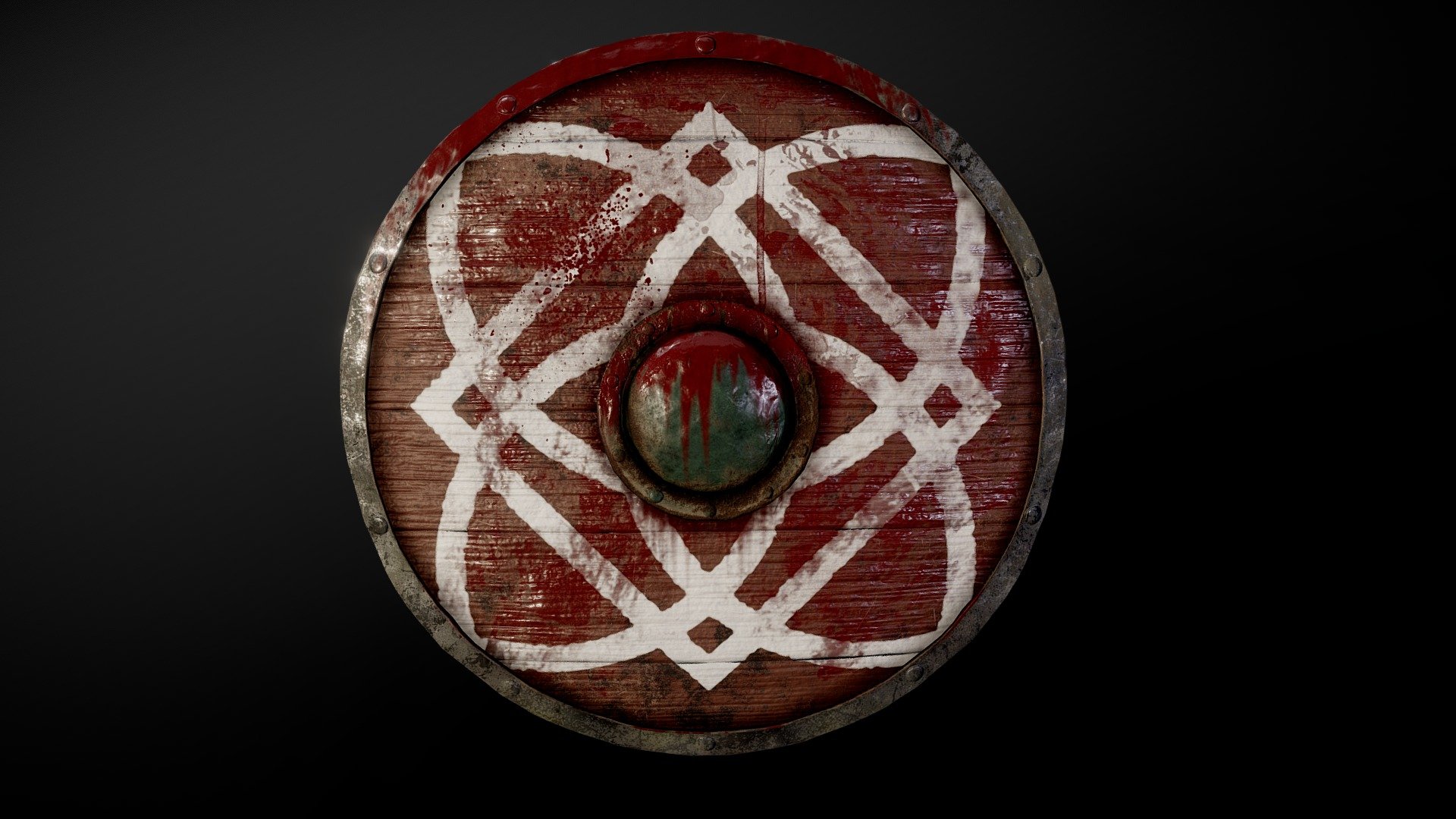 Vikings shield (gameready)