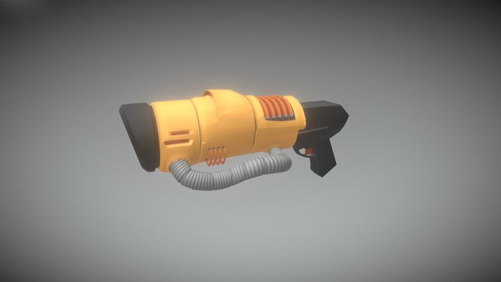 Experimental Long Beam (ELB Railgun) 3D Model