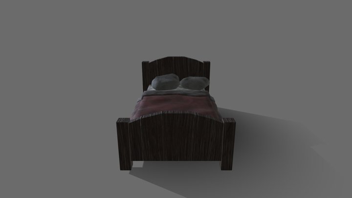 Dirty bed 3D Model