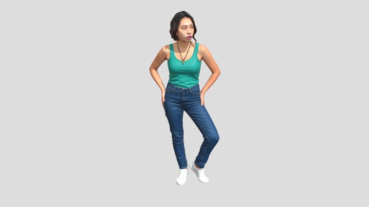 Confident In Teal – Modello 3D gratuito STL