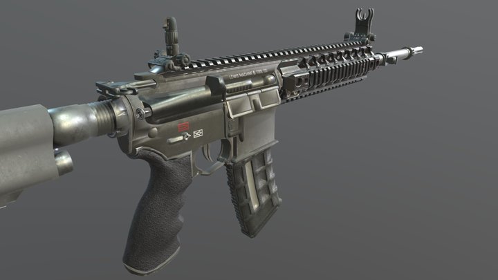 New Zealand Rifle 3D Model
