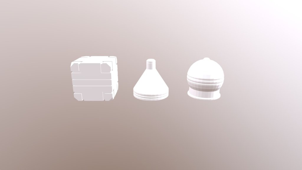 My take on Cube, Cone and Sphere