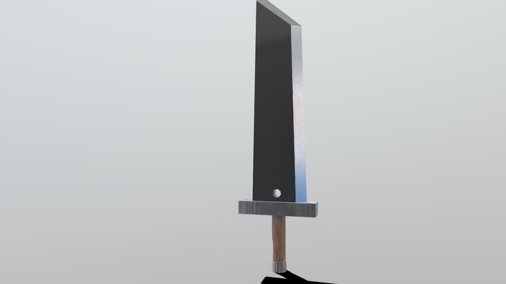 Sword Model Textured 3D Model