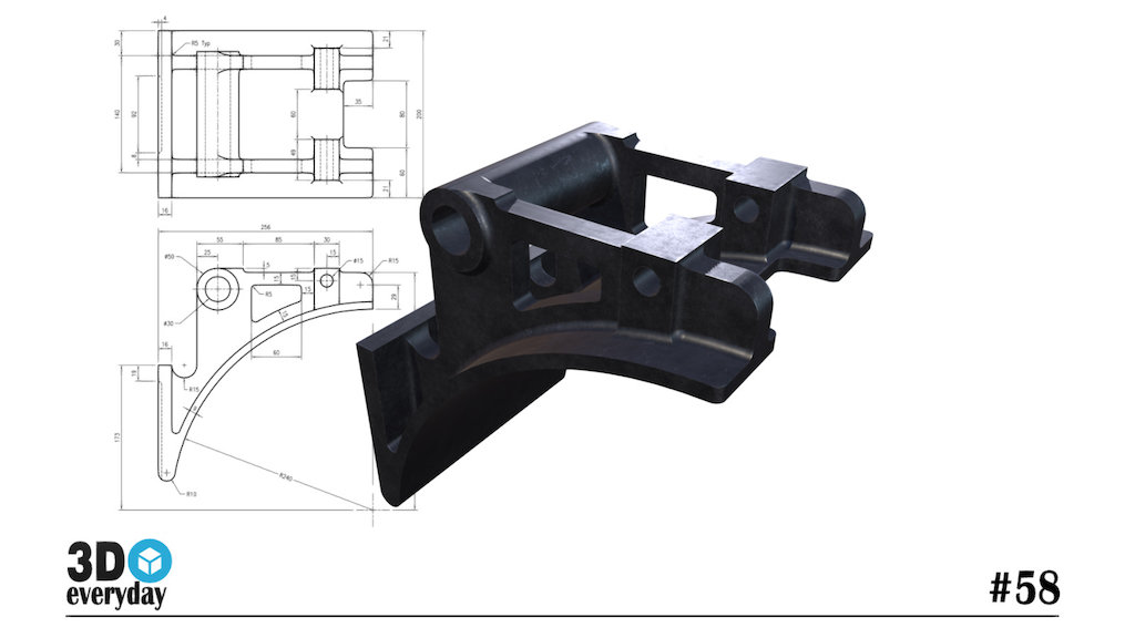 Day#58: Aluminium bracket